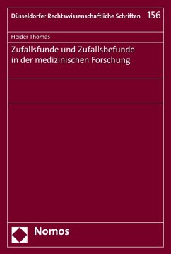 Cover Zufallsfunde und Zufallsbefunde in der medizinischen Forschung (eBook, PDF)