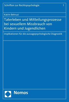 Taterleben und Mitteilungsprozesse bei sexuellem Missbrauch von Kindern und Jugendlichen (eBook, PDF) - Behruzi, Katrin