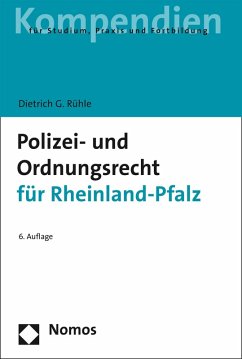 Polizei- und Ordnungsrecht für Rheinland-Pfalz (eBook, PDF) - Rühle, Dietrich G.