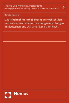 Cover Das Arbeitnehmerurheberrecht an Hochschulen und außeruniversitären Forschungseinrichtungen im deutschen und U.S.-amerikanischen Recht (eBook, PDF)