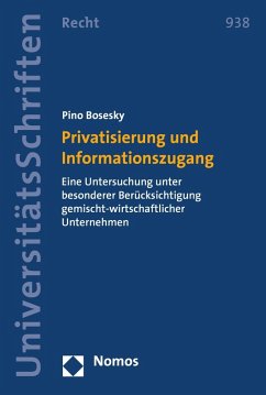 Privatisierung und Informationszugang (eBook, PDF) - Bosesky, Pino