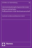 De jure und de facto: Professorinnen in der Rechtswissenschaft (eBook, PDF)