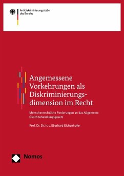Cover Angemessene Vorkehrungen als Diskriminierungsdimension im Recht (eBook, PDF)