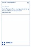 Beschaffung als Anwendungsvoraussetzung des deutschen und europäischen Vergaberechts (eBook, PDF)