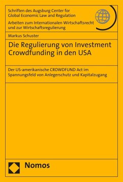 Cover Die Regulierung von Investment Crowdfunding in den USA (eBook, PDF)