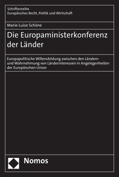Die Europaministerkonferenz der Länder (eBook, PDF) - Schöne, Marie-Luise