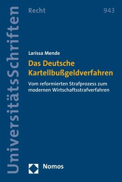 Das Deutsche Kartellbußgeldverfahren (eBook, PDF) - Mende, Larissa