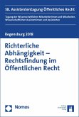 Richterliche Abhängigkeit - Rechtsfindung im Öffentlichen Recht (eBook, PDF)