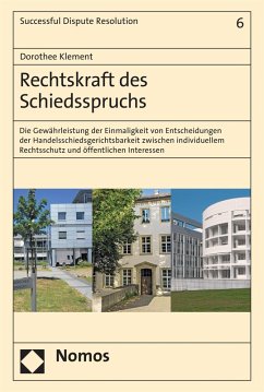 Rechtskraft des Schiedsspruchs (eBook, PDF) - Klement, Dorothee