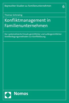 Konfliktmanagement in Familienunternehmen (eBook, PDF) - Schmeing, Thomas