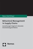 Behavioral Management in Supply Chains (eBook, PDF)