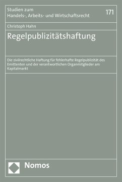 Regelpublizitätshaftung (eBook, PDF) - Hahn, Christoph