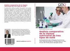 Análisis comparativo de la riqueza nutricional de tres tipos de estié