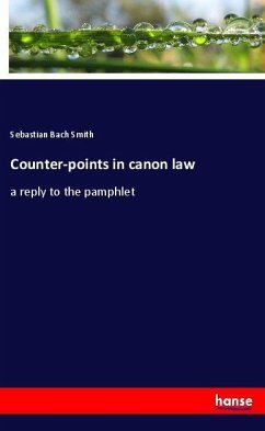 Counter-points in canon law