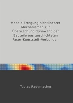 Modale Erregung nichtlinearer Mechanismen zur Überwachung dünnwandiger Bauteile aus geschichteten Faser-Kunststoff-Verbu - Rademacher, Tobias