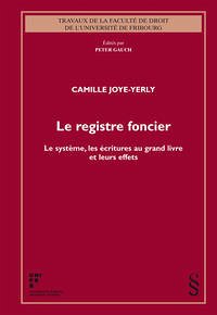 Le registre foncier - Gauch, Peter