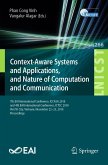 Context-Aware Systems and Applications, and Nature of Computation and Communication (eBook, PDF)