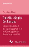 Traité De L'Origine des Romans (eBook, PDF)