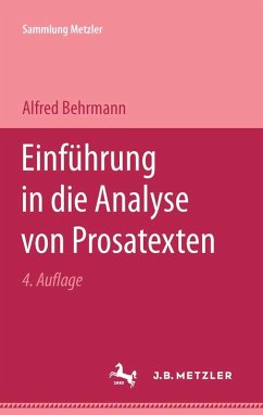 Einführung in die Analyse von Prosatexten (eBook, PDF) - Behrmann, Alfred