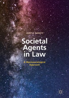 Societal Agents in Law (eBook, PDF) - Barnett, Larry D.