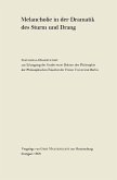 Melancholie in der Dramatik des Sturm und Drang (eBook, PDF)