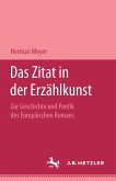 Das Zitat in der Erzählkunst (eBook, PDF)