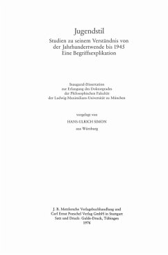 Jugendstil (eBook, PDF) - Simon, Hans-Ulrich