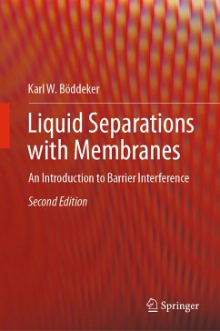 Liquid Separations with Membranes (eBook, PDF) - Böddeker, Karl W.