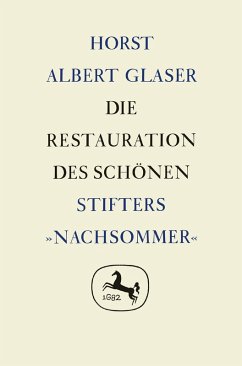Cover Die Restauration des Schönen (eBook, PDF)