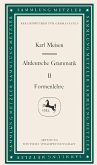 Altdeutsche Grammatik II Formenlehre (eBook, PDF)