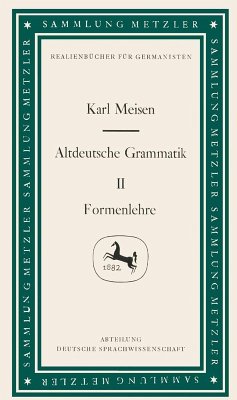 Cover Altdeutsche Grammatik II Formenlehre (eBook, PDF)
