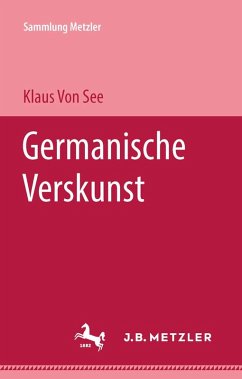 Germanische Verskunst (eBook, PDF) - See, Klaus Von