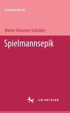 Cover Spielmannsepik (eBook, PDF)