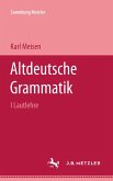 Altdeutsche Grammatik I Lautlehre (eBook, PDF)