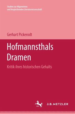 Cover Hofmannsthals Dramen (eBook, PDF)