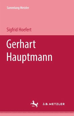 Gerhart Hauptmann (eBook, PDF) - Hoefert, Sigfrid