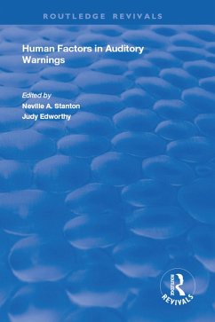Cover Human Factors in Auditory Warnings (eBook, PDF)