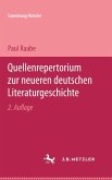 Quellenrepertorium zur neueren deutschen Literaturgeschichte (eBook, PDF)