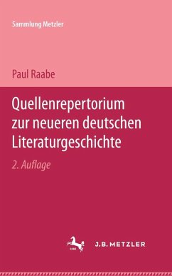 Quellenrepertorium zur neueren deutschen Literaturgeschichte (eBook, PDF) - Raabe, Paul
