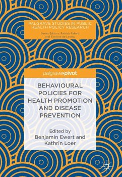 Behavioural Policies for Health Promotion and Disease Prevention (eBook, PDF)