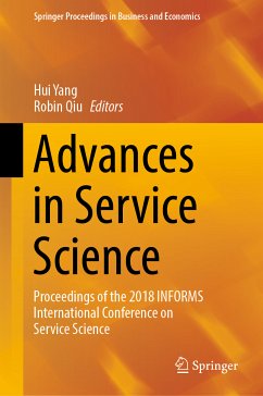 Advances in Service Science (eBook, PDF)