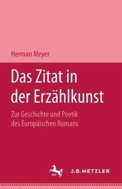 Das Zitat in der Erzählkunst (eBook, PDF) - Meyer, Herman