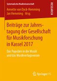 Beiträge zur Jahrestagung der Gesellschaft für Musikforschung in Kassel 2017 (eBook, PDF)
