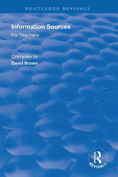 Information Sources for Teachers (eBook, PDF)