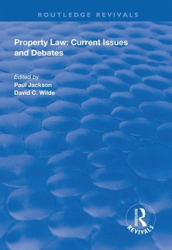 Cover Property Law: Current Issues and Debates (eBook, ePUB)