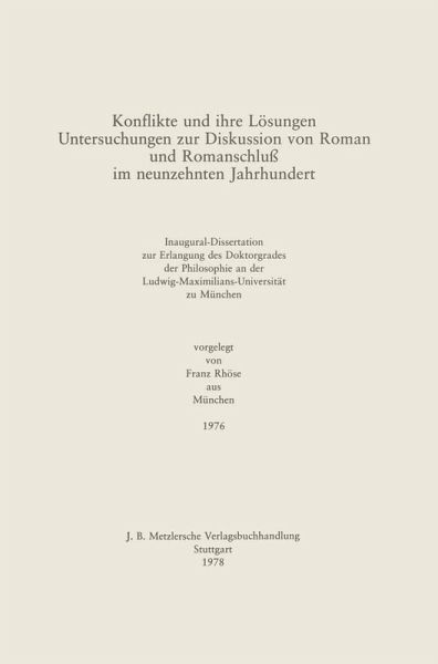 Konflikte und ihre Lösungen (eBook, PDF)