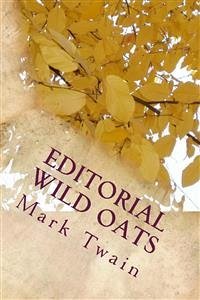Editorial Wild Oats (eBook, ePUB) - twain, Mark