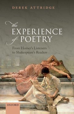 Experience of Poetry - Attridge, Derek