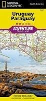 National Geographic Adventure Travel Map Uruguay & Paraguay - National Geographic Maps