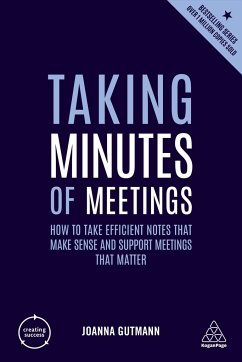 Taking Minutes of Meetings - Gutmann, Joanna